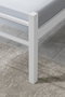 Hanah Home Cama Individual K90 Metal Blanca 90 x 190 cm